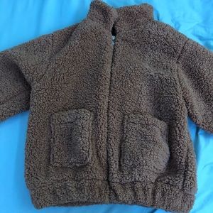 Tan fluffy jacket